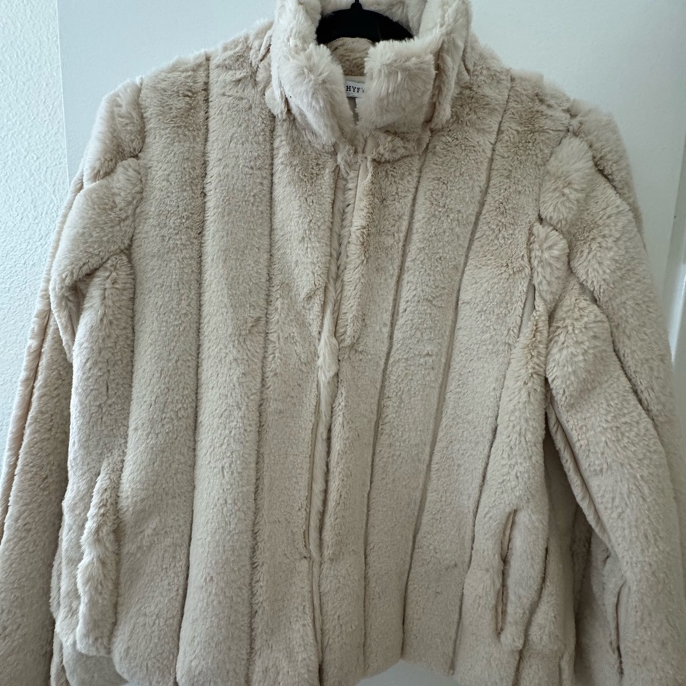 Faux fur jacket